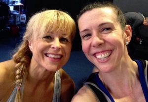 Me with Lisa Osborne, my absolute favourite instructor and program director of BodyAttack.